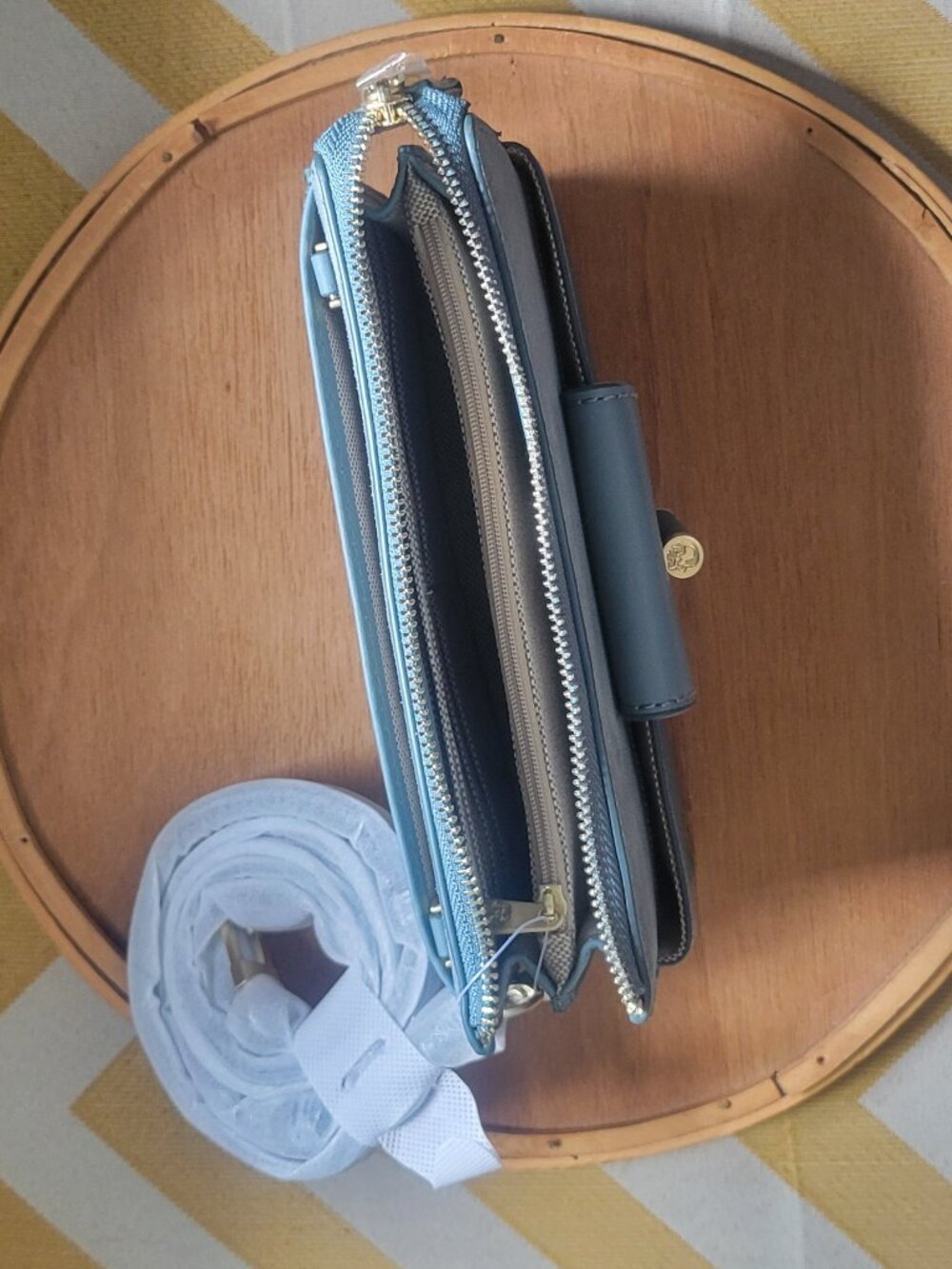 Spartina 449 Siren Lindsay Phone Crossbody - Slate Blue - Picture 7 of 15